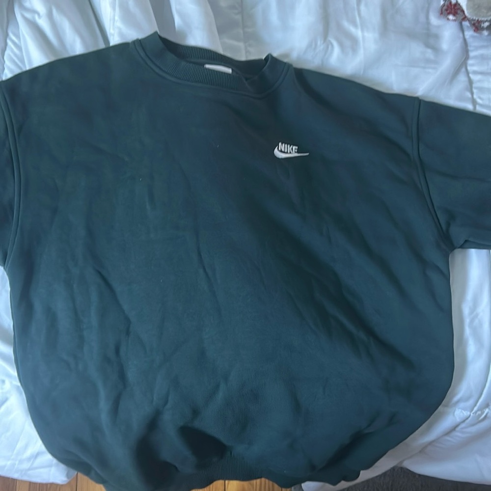 Green Nike crewneck